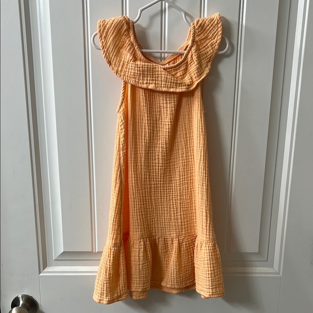 Wonder Nation Orange Ruffled Tiered Sundress